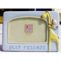 嬰兒相架 - Best Friends 粉藍 (4x6)